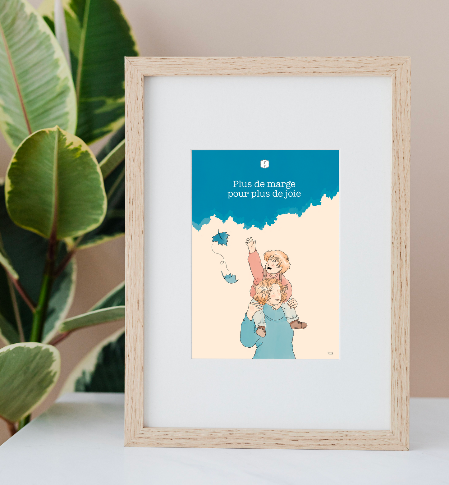 Affiche - Plus de marge pour plus de joie