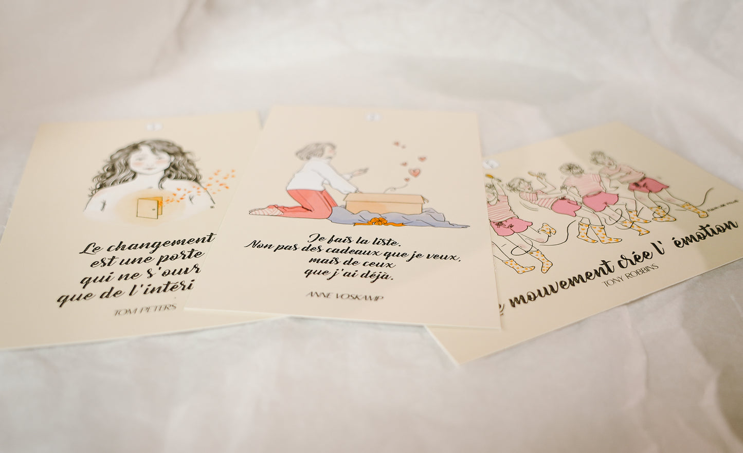 Lot de 10 cartes du Village