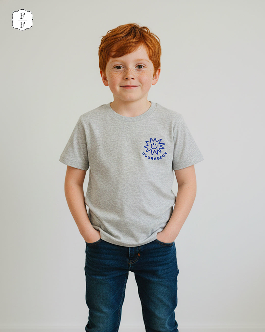 T-shirt garçon - Courageux