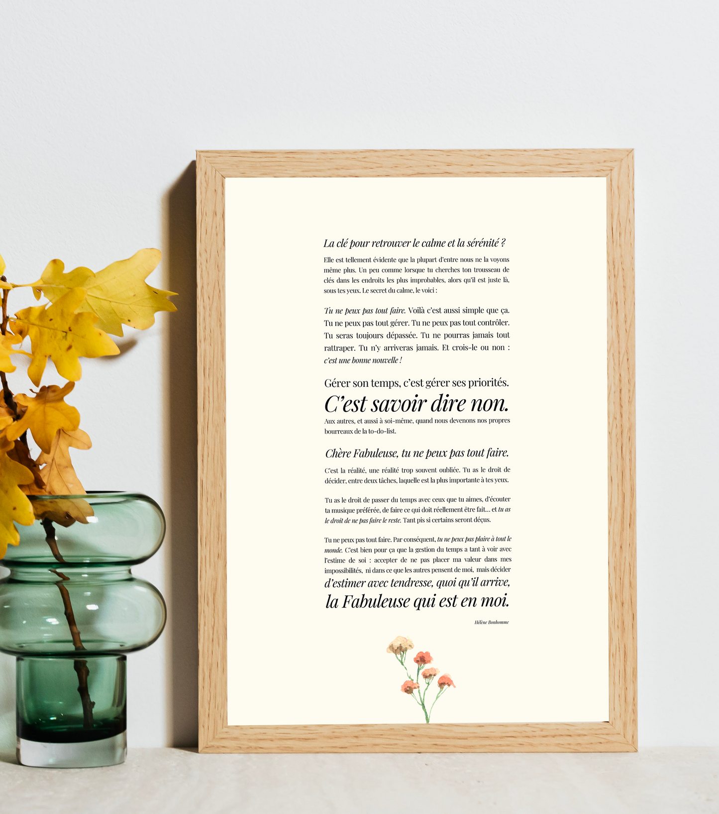 Affiche - Savoir dire non