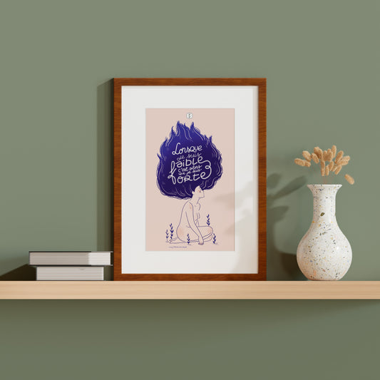Affiche - C'est alors que je suis forte