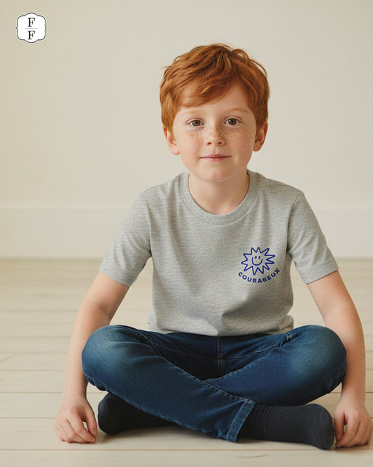 T-shirt garçon - Courageux