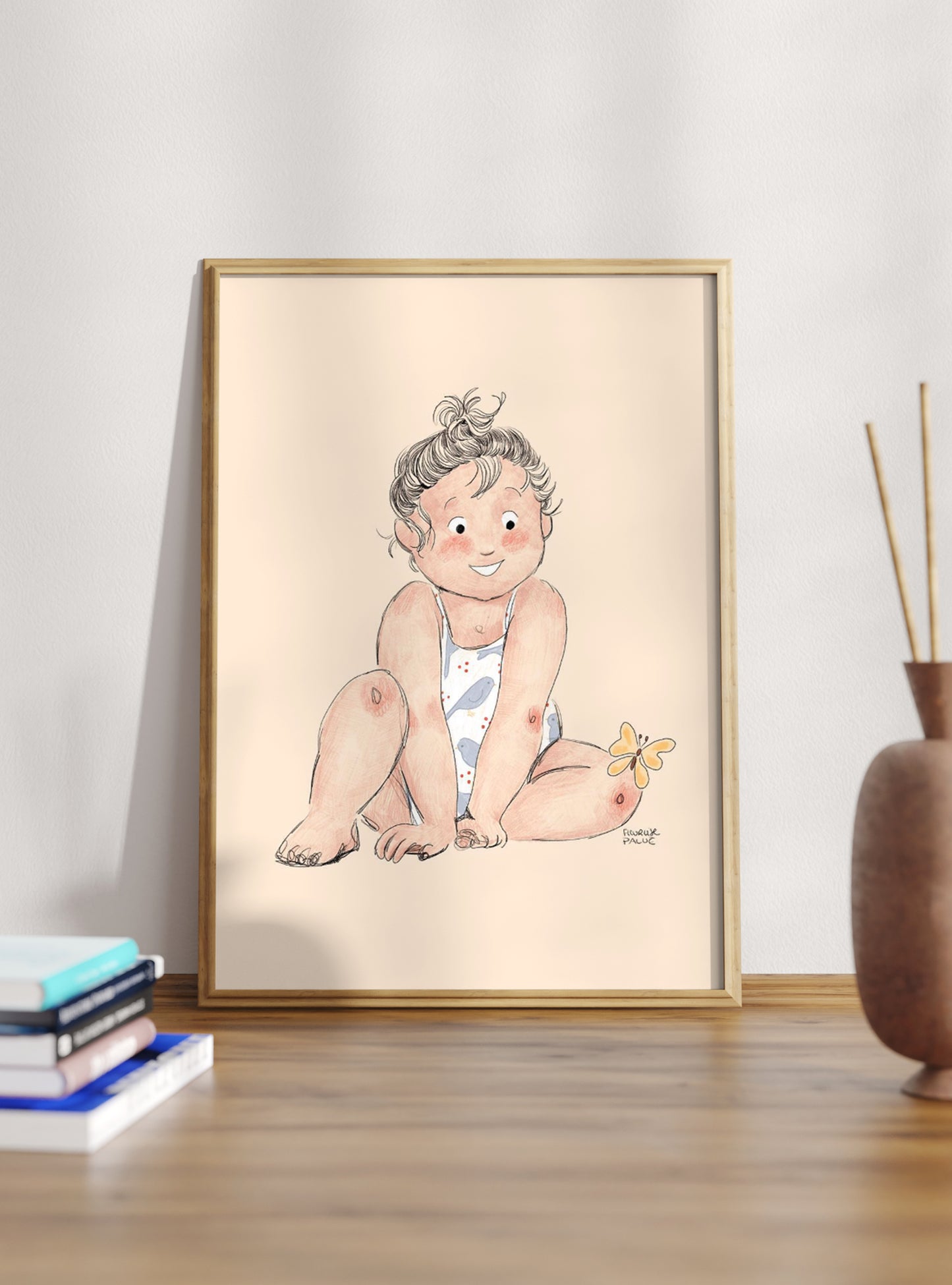 Affiche - Bébé en body 2