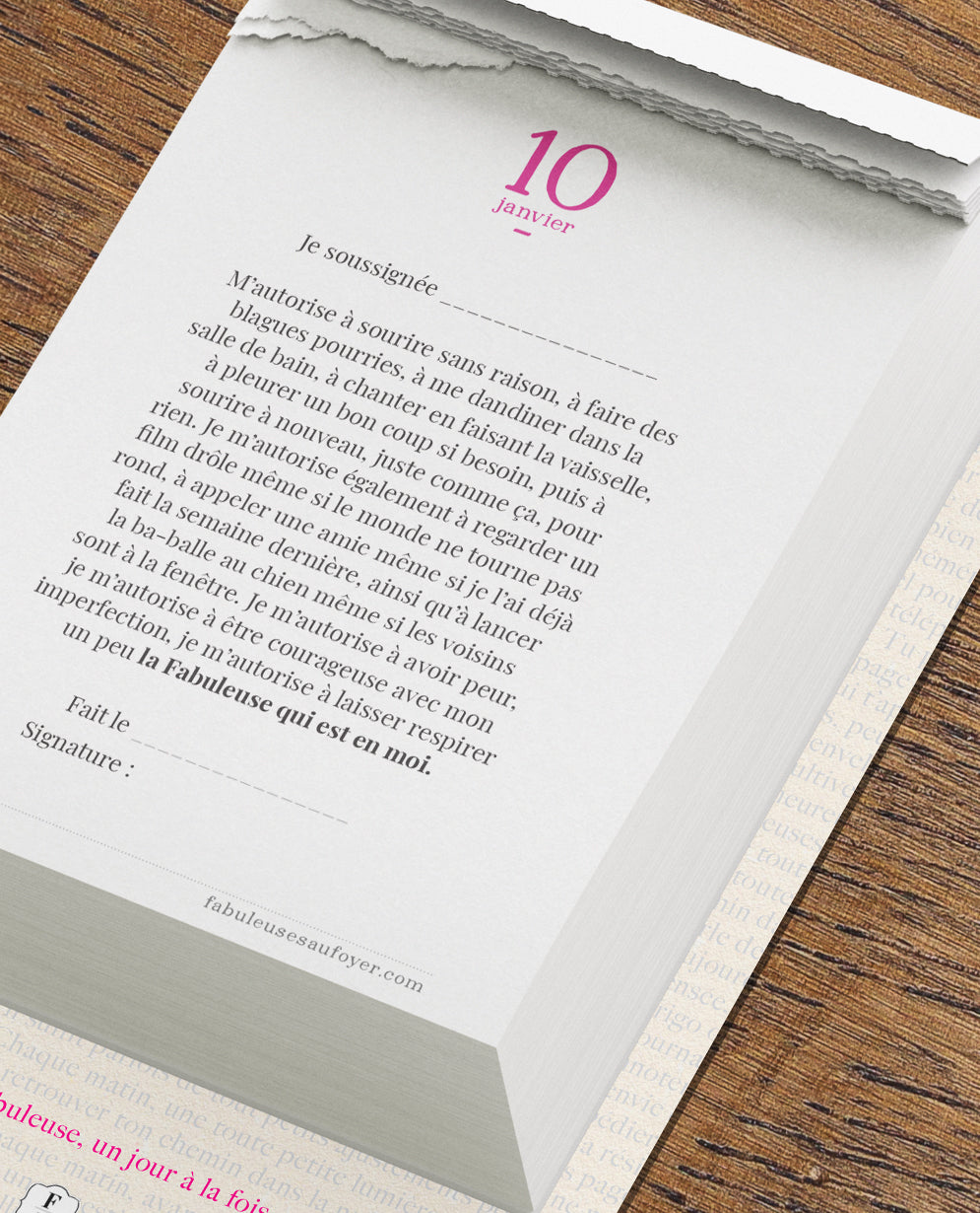 Éphéméride : Une page par jour